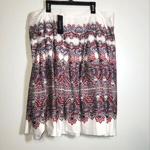 New Talbots A-Line Pleated Skirt 16